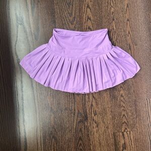 GOLD HINGE purple Pleated Skort size SMALL
